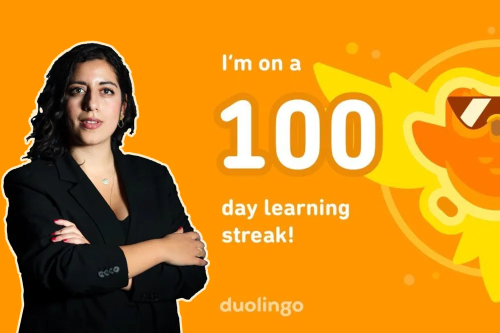 Mohamsson avslöjar 100 dagar Duolingostreak