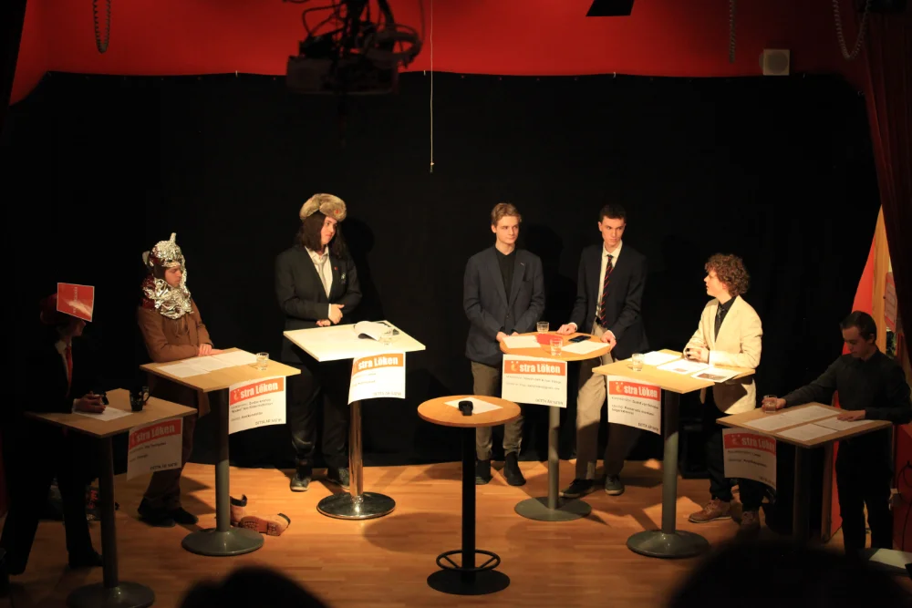 Bild från den rostade löken debatten